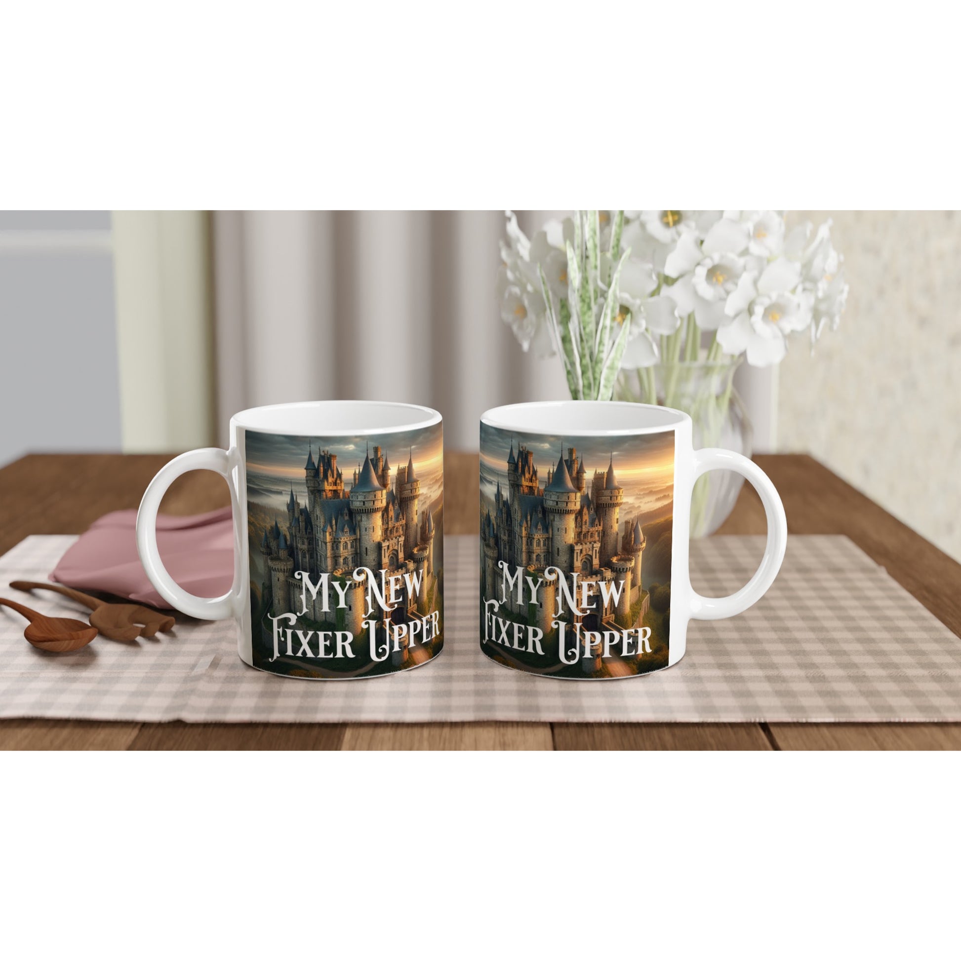 My New Fixer Upper White 11oz Ceramic Mug - Java Good Coffee