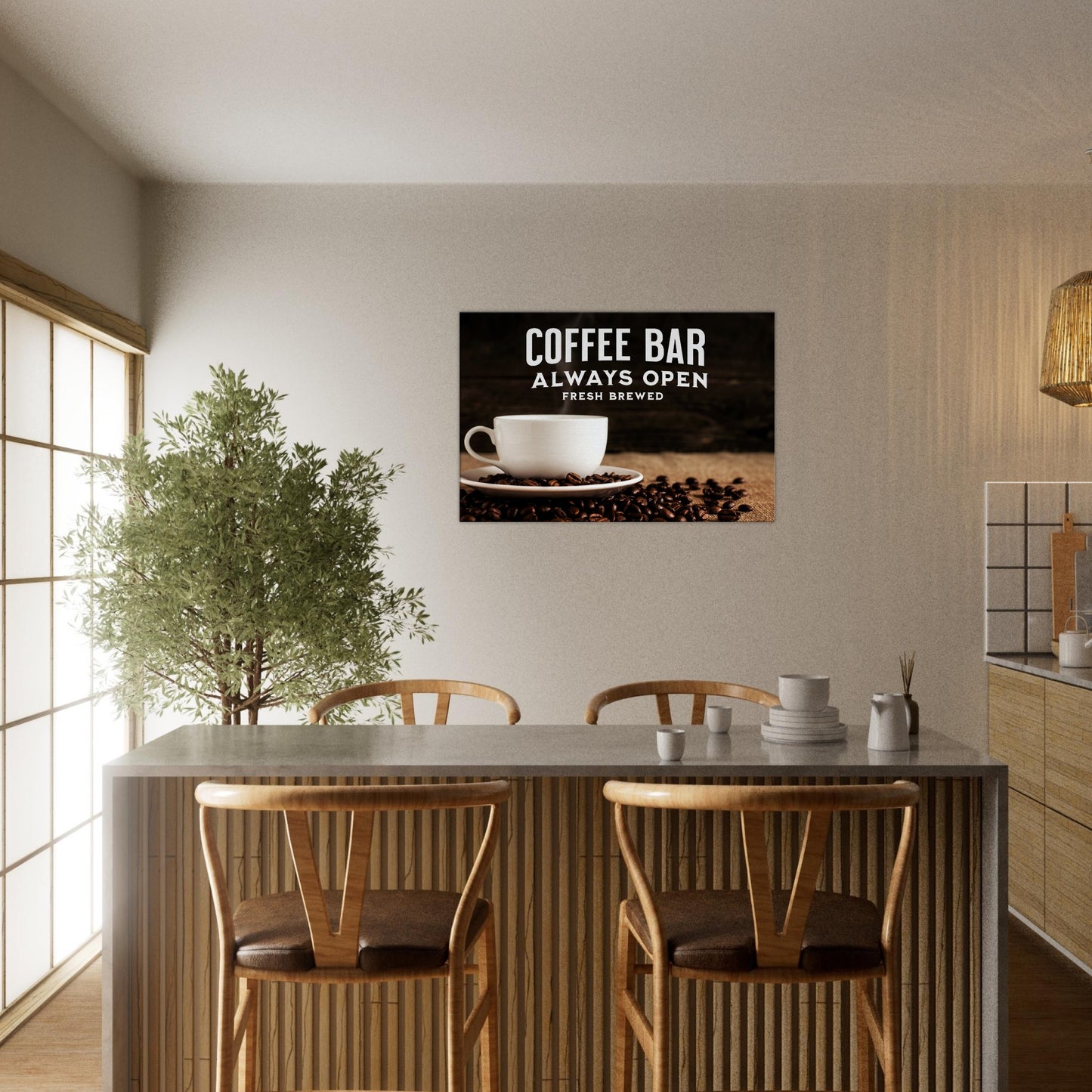 Canvas Wall Print Java Good Coffee