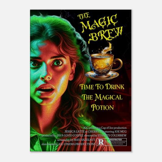 Magic Brew Faux Movie Canvas Wall Print
