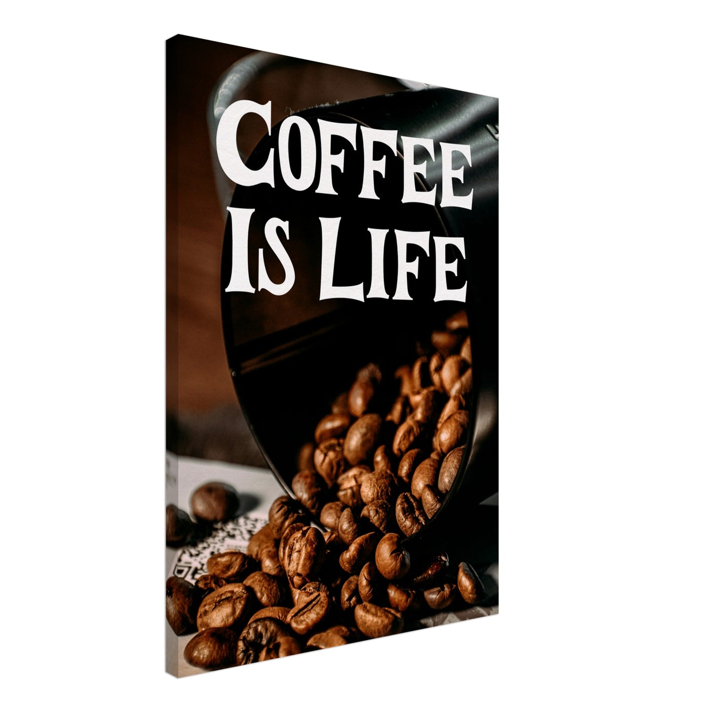 Coffee is Life Canvas Wall Print Java Good Coffee