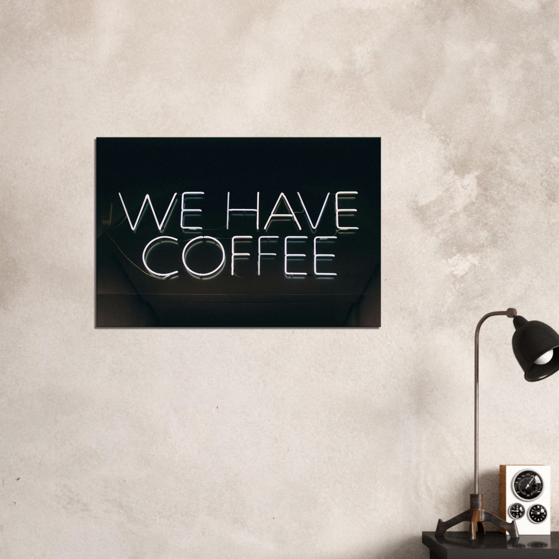 We Have Coffee Canvas Wall Print  on Java Good Coffee