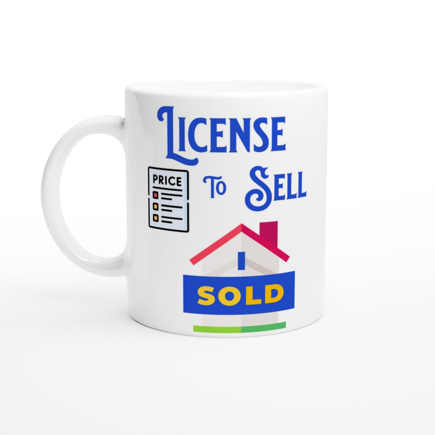 License To Sell 11oz White Ceramic Mug at Java Good Coffee