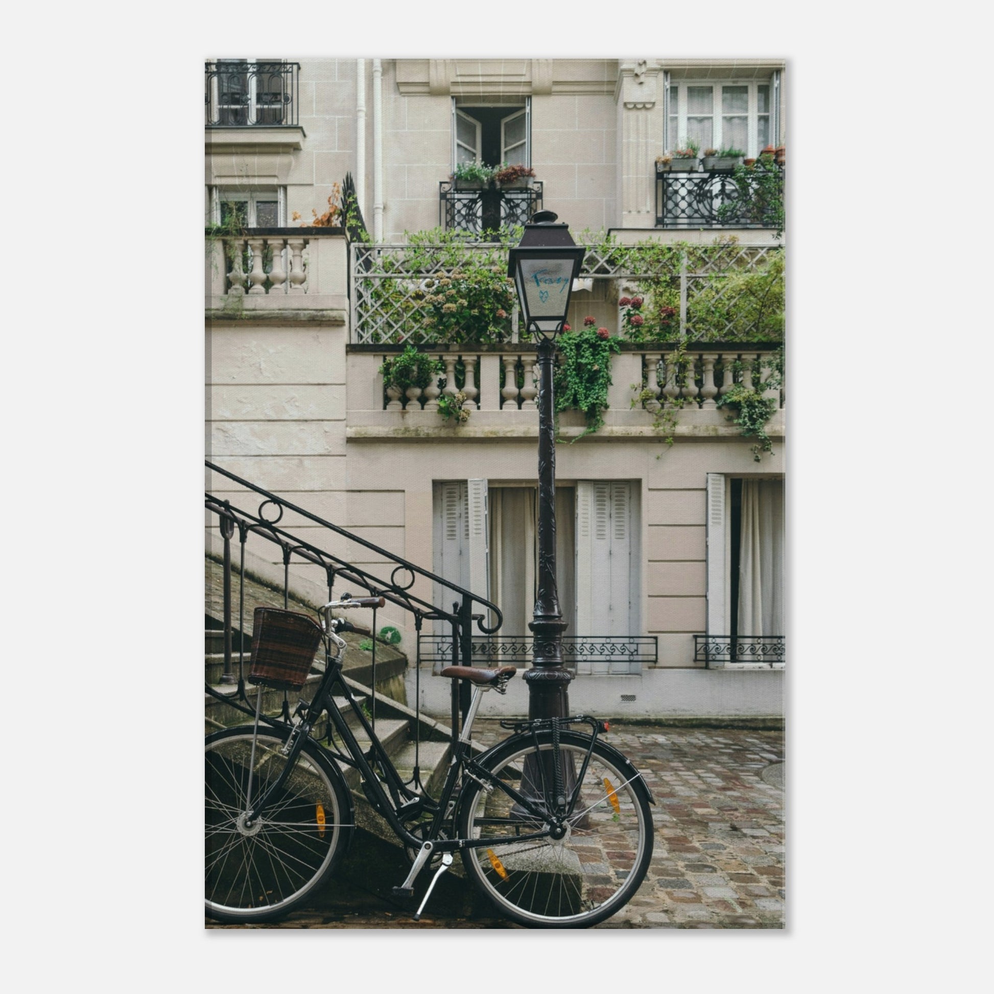 Paris Bicycle Canvas Wall Print at Java Good Coffee