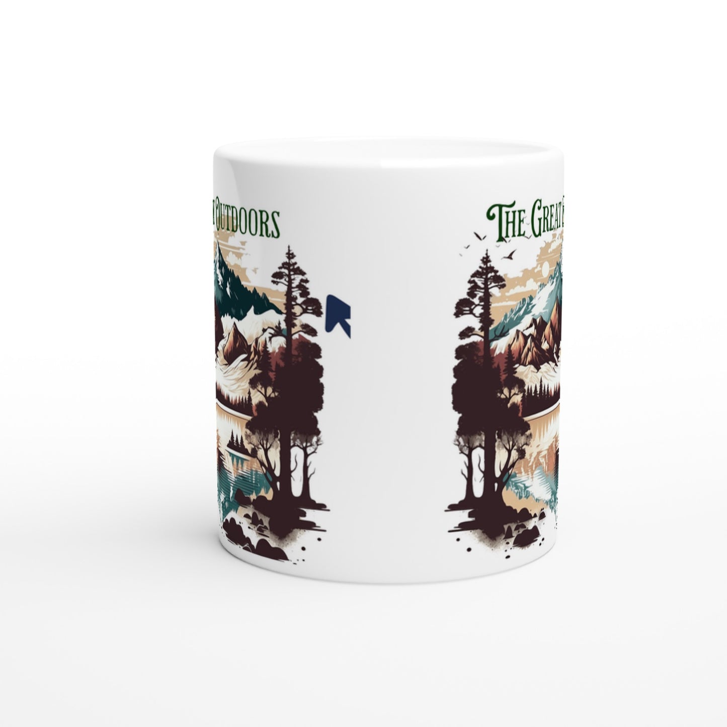 The Great Outdoors White 11oz Ceramic Mug Java Good Coffee