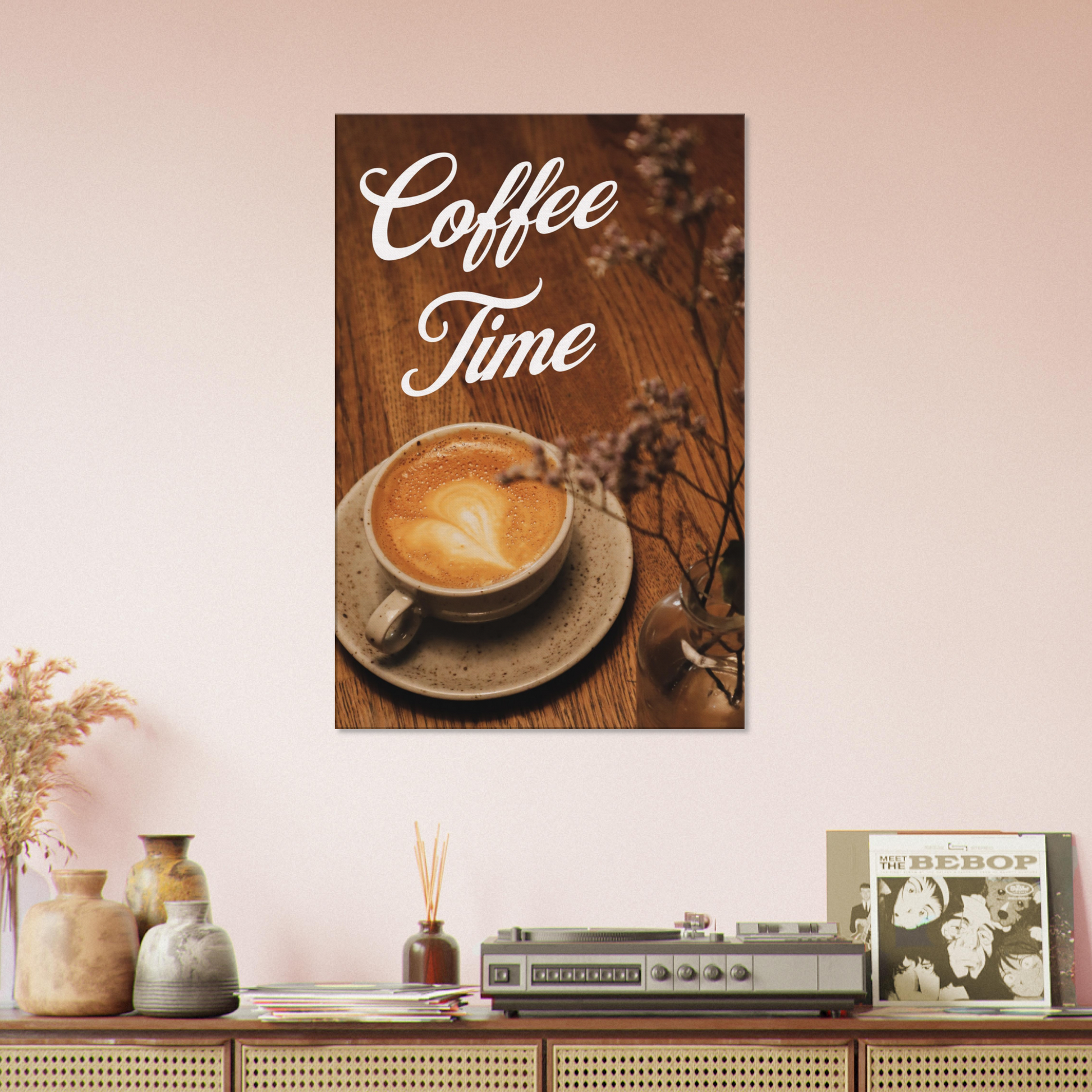 It's Coffee Time Canvas Wall Print at Java Good Coffee