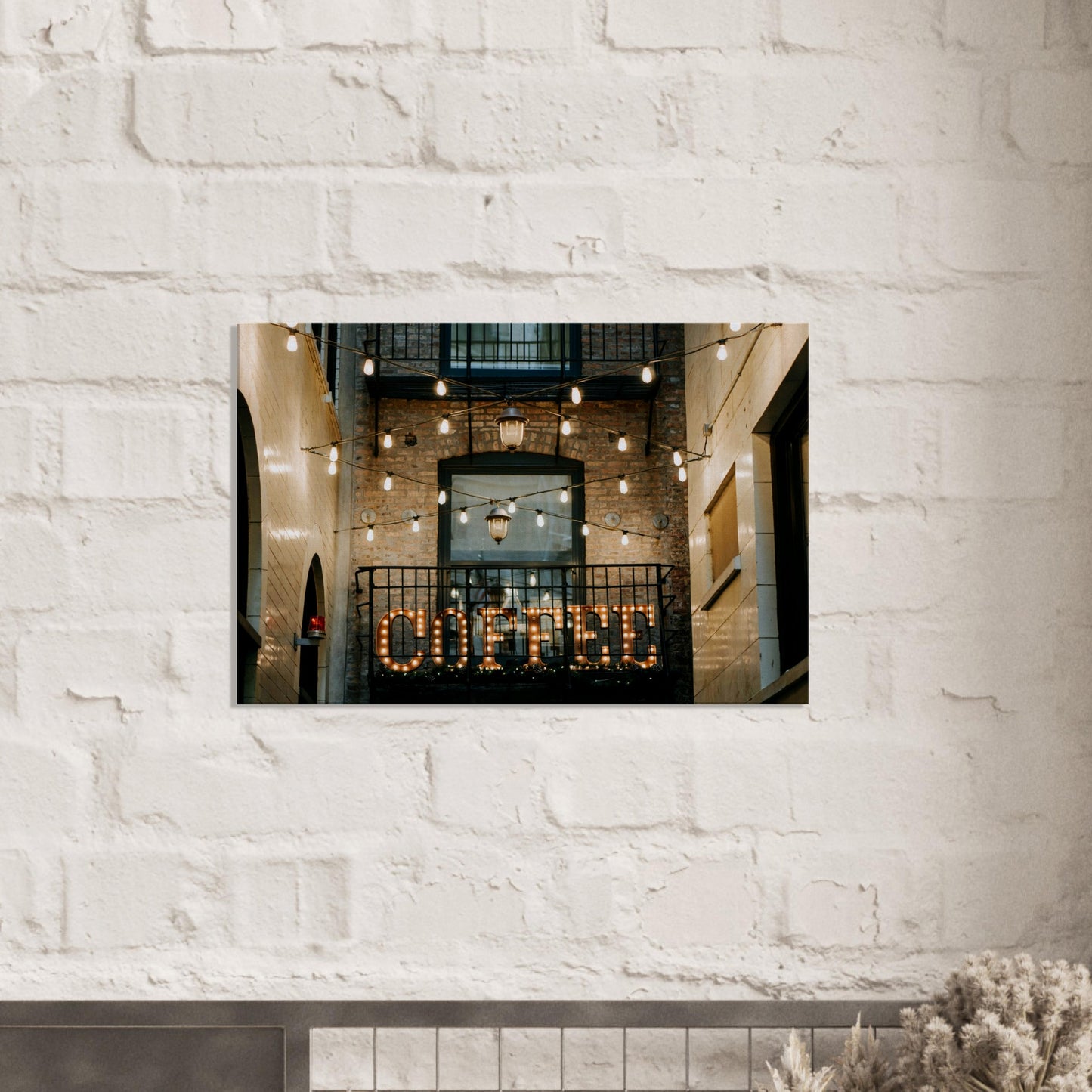 Coffee Cafe Canvas Wall Print on Java Good Coffee
