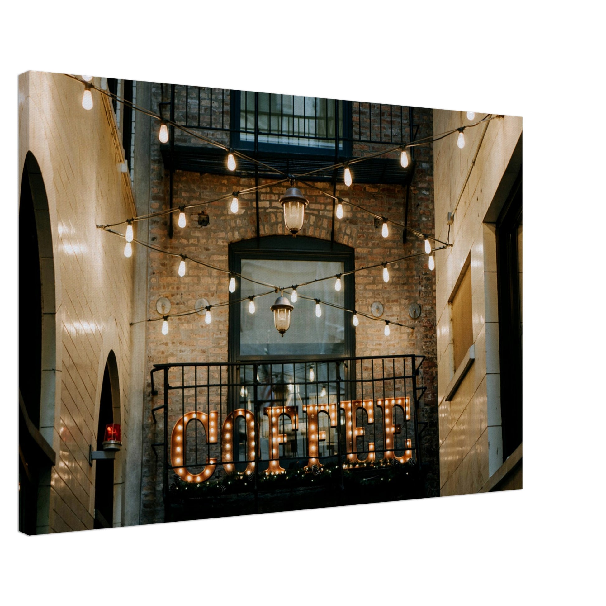 Coffee Cafe Canvas Wall Print - Java Good Coffee