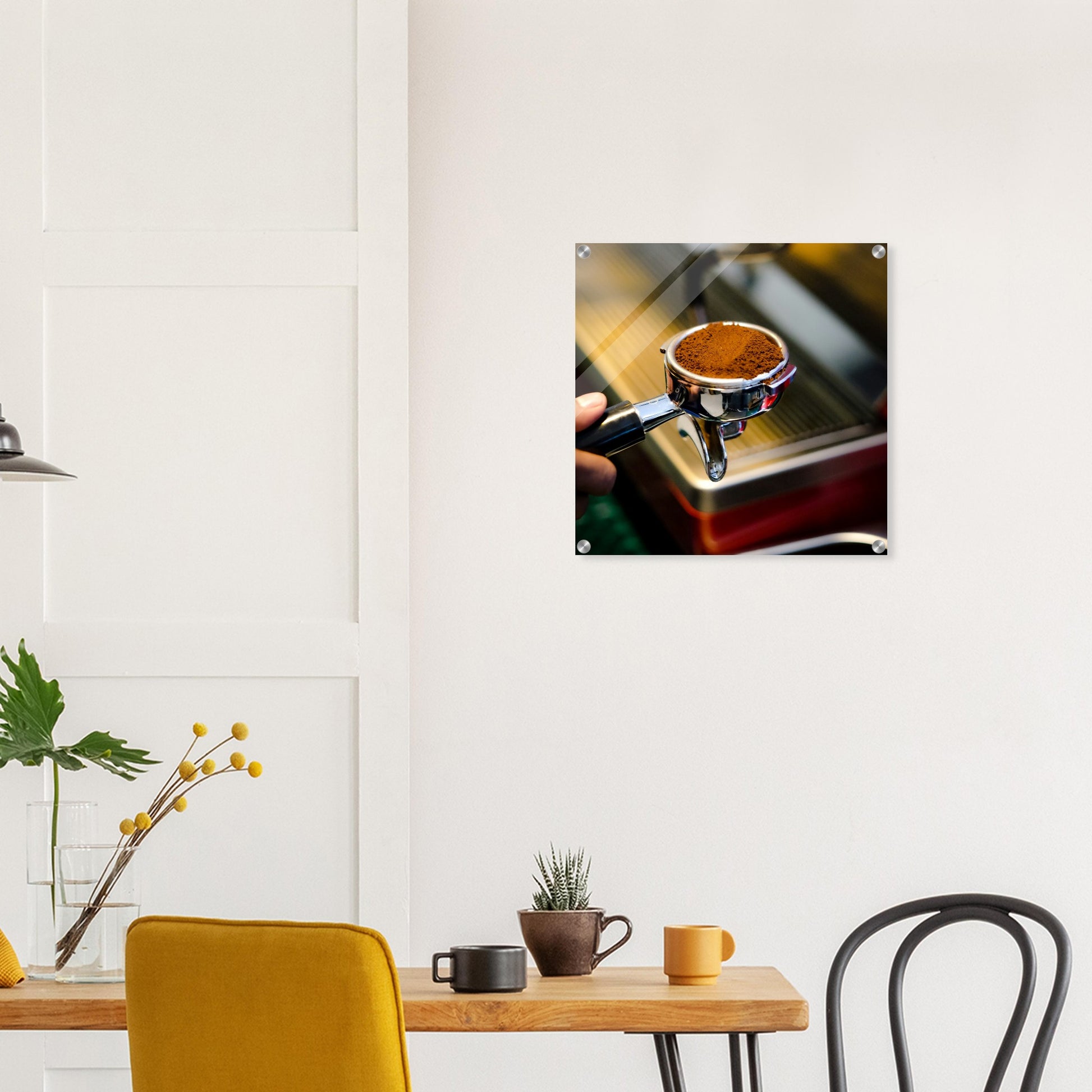 Fresh Ground Coffee Acrylic Print  Java Good Coffee