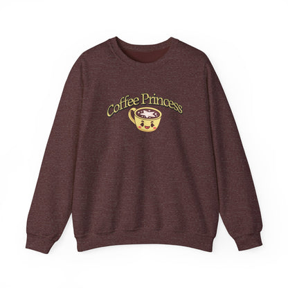 Coffee Princess Unisex Heavy Blend™ Crewneck Sweatshirt by Java Good Coffee