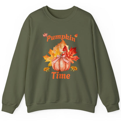 Pumpkin Time Unisex Heavy Blend™ Crewneck Sweatshirt by Java Good Coffee