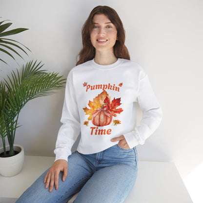 Pumpkin Time Unisex Heavy Blend™ Crewneck Sweatshirt