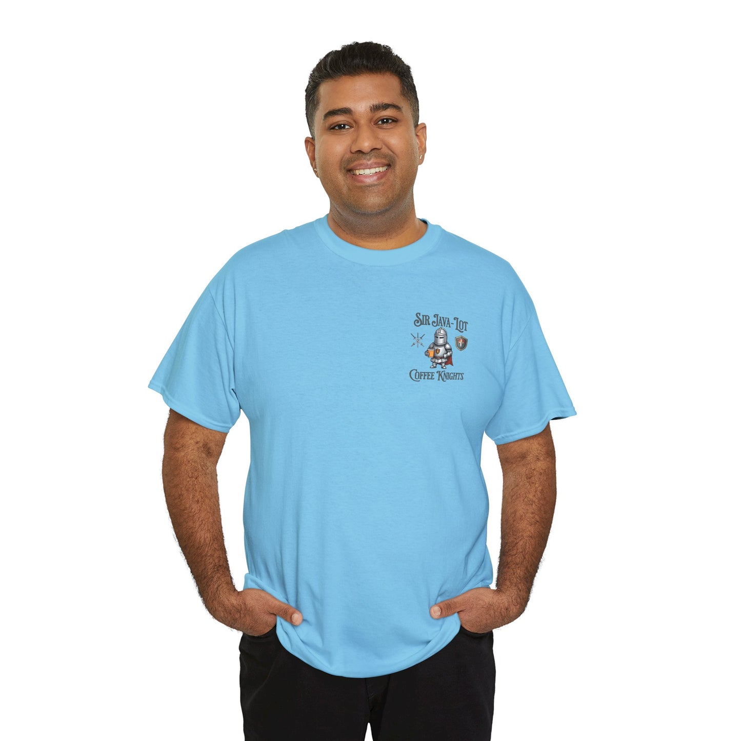 Sir Java-Lot Coffee Knights Unisex Heavy Cotton Tee
