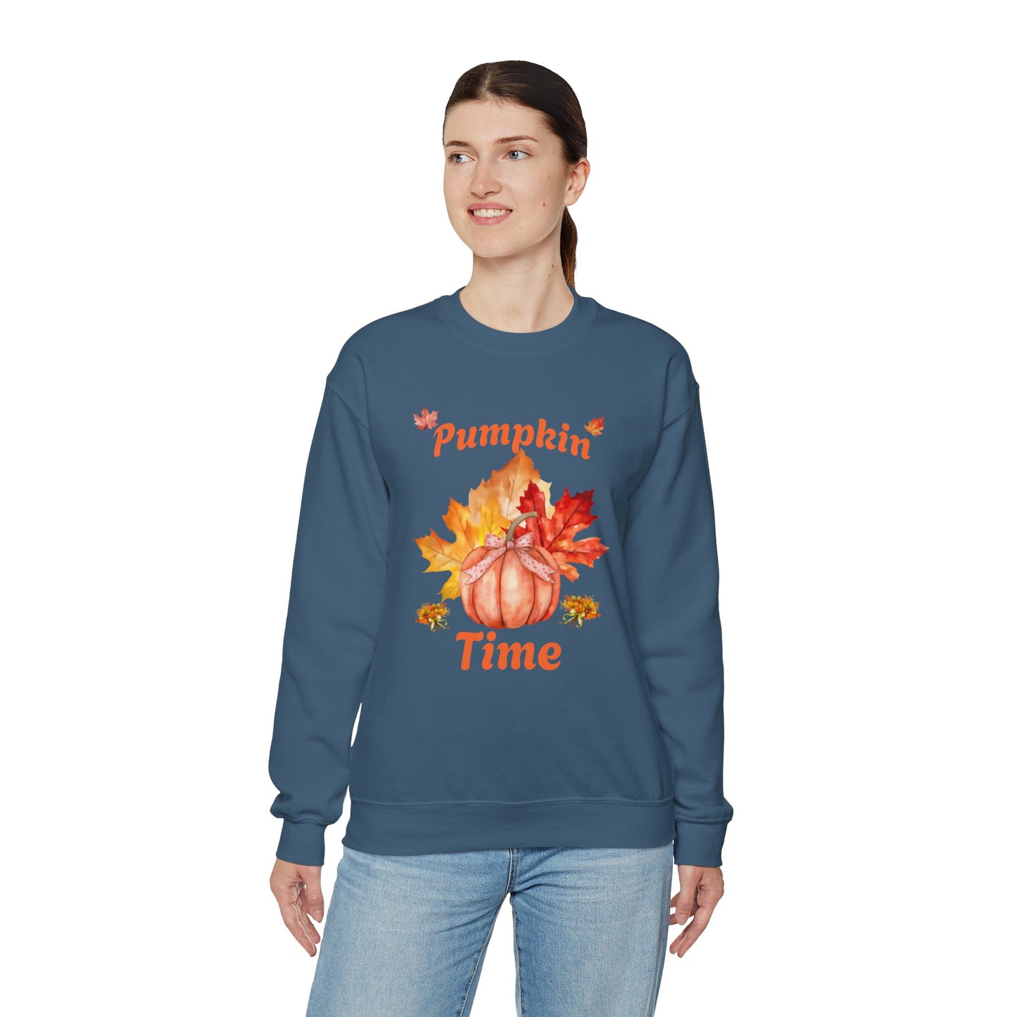 Pumpkin Time Unisex Heavy Blend™ Crewneck Sweatshirt