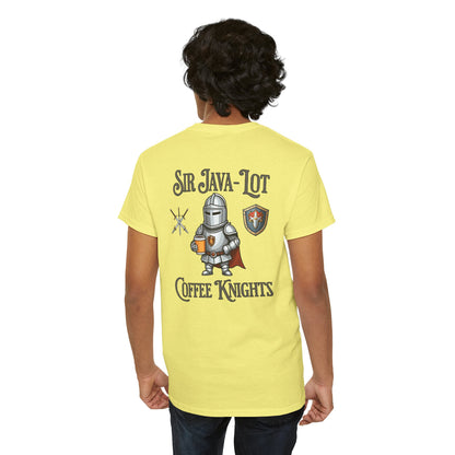 Sir Java-Lot Coffee Knights Unisex Heavy Cotton Tee