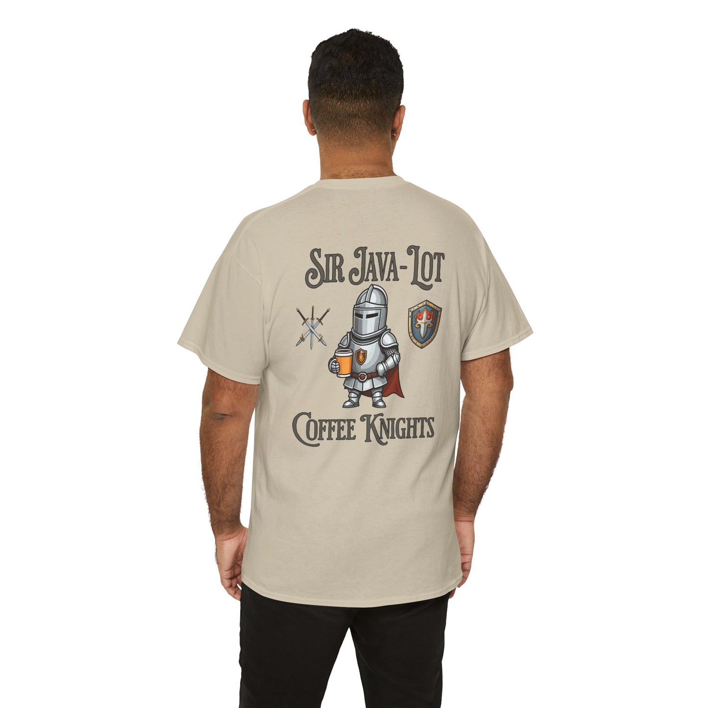 Sir Java-Lot Coffee Knights Unisex Heavy Cotton Tee