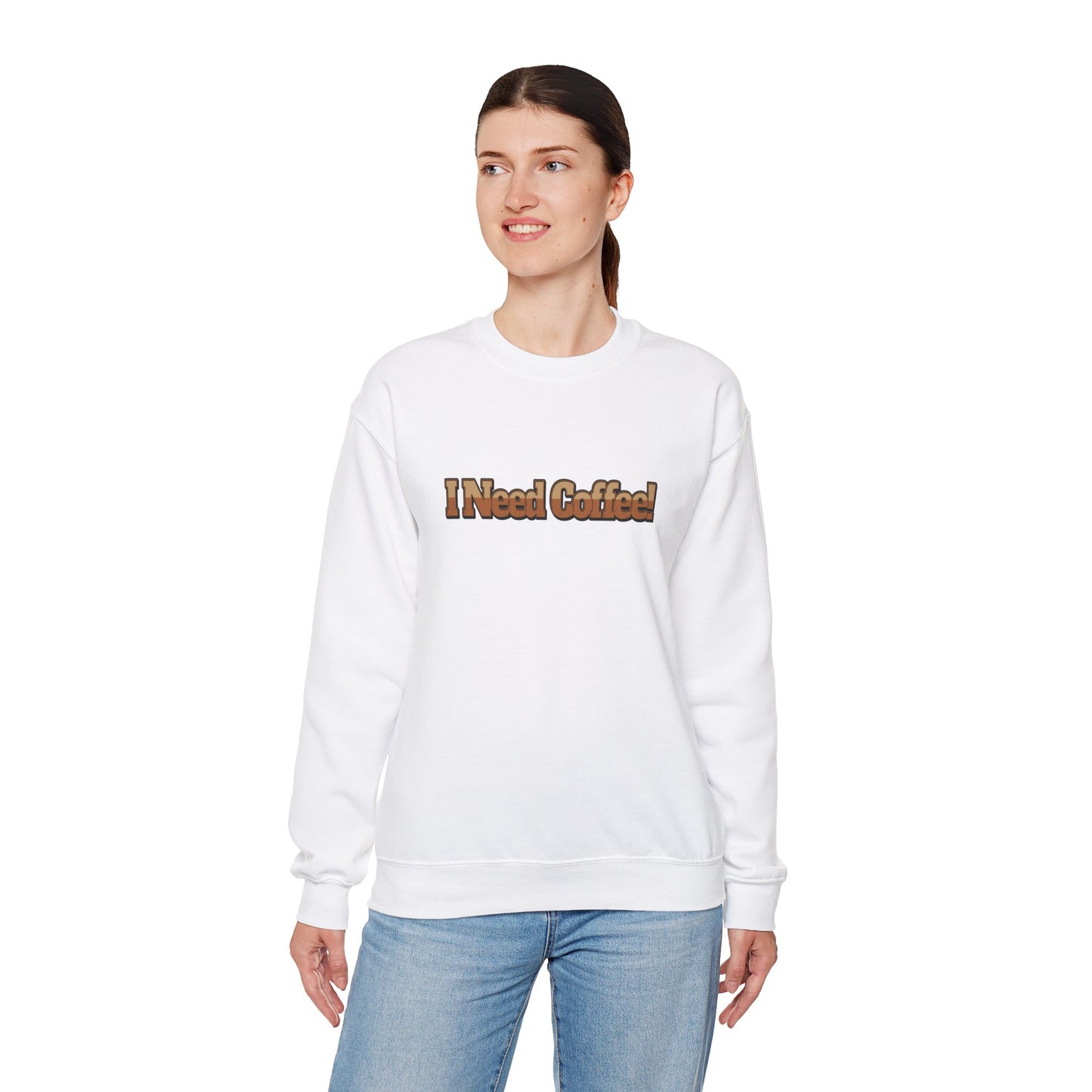 I need Coffee! Unisex Heavy Blend™ Crewneck Sweatshirt