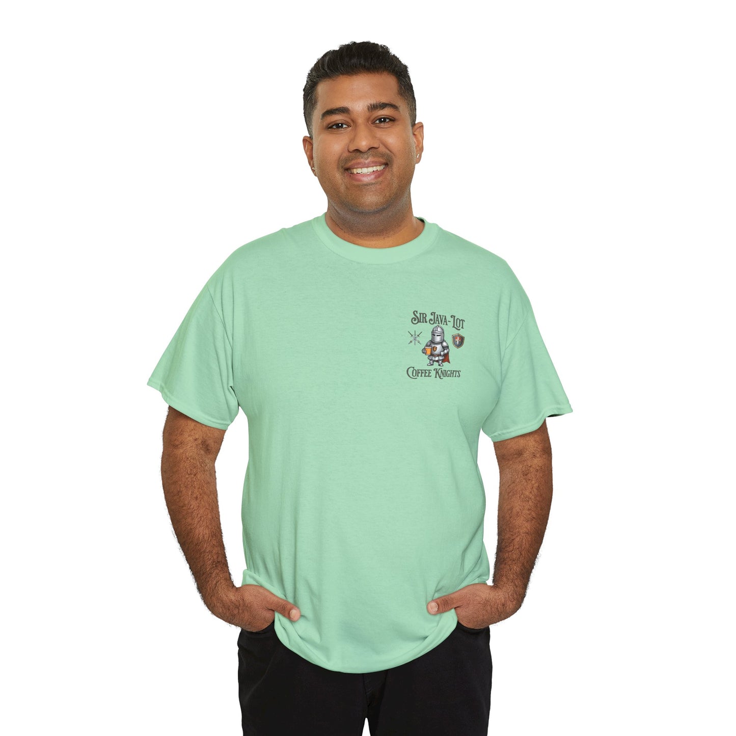 Sir Java-Lot Coffee Knights Unisex Heavy Cotton Tee