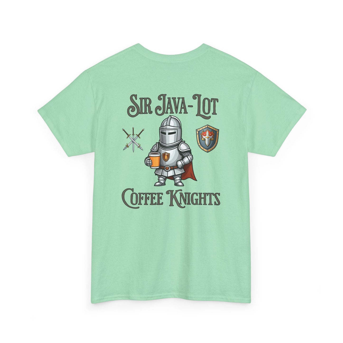 Sir Java-Lot Coffee Knights Unisex Heavy Cotton Tee at Java Good Coffee
