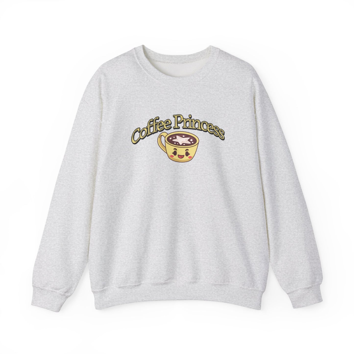 Coffee Princess Unisex Heavy Blend™ Crewneck Sweatshirt at Java Good Coffee