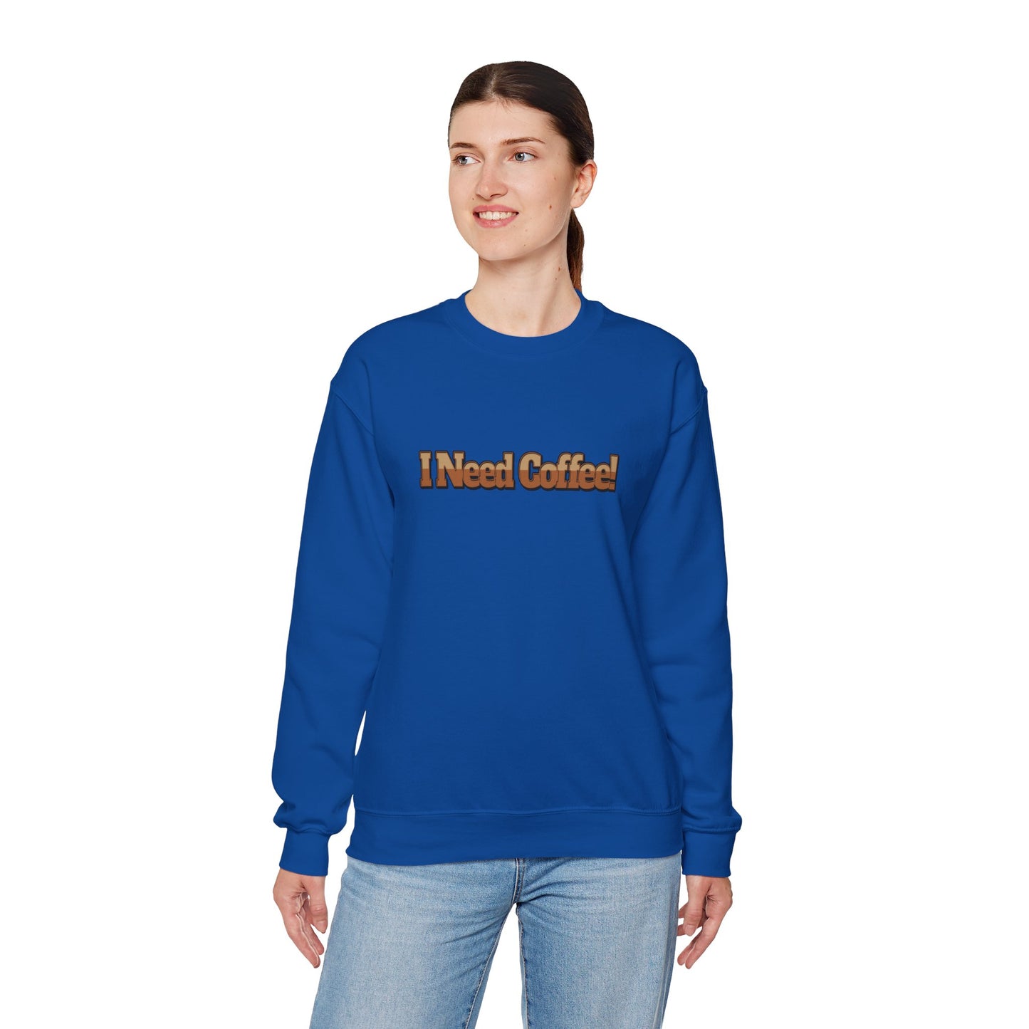 I need Coffee! Unisex Heavy Blend™ Crewneck Sweatshirt