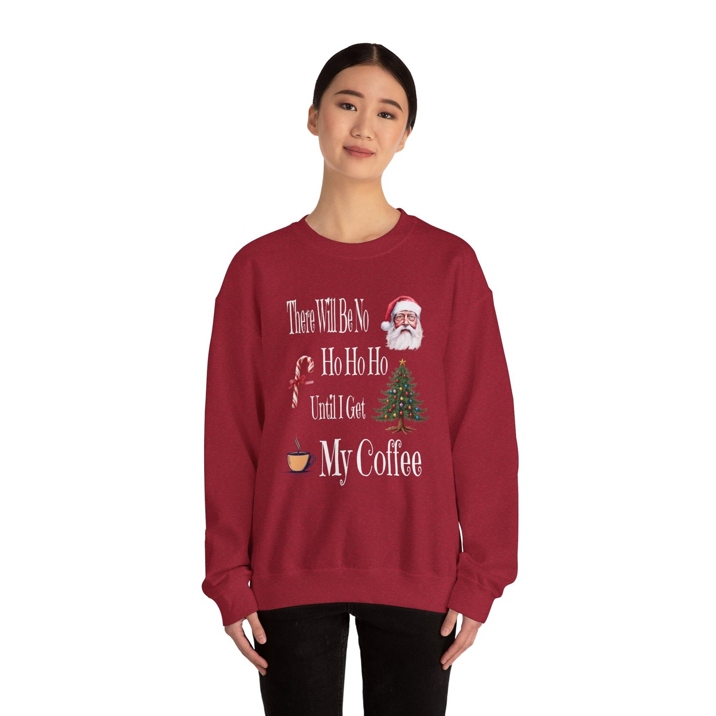 There Will Be No HO HO HO Unisex Heavy Blend™ Crewneck Sweatshirt