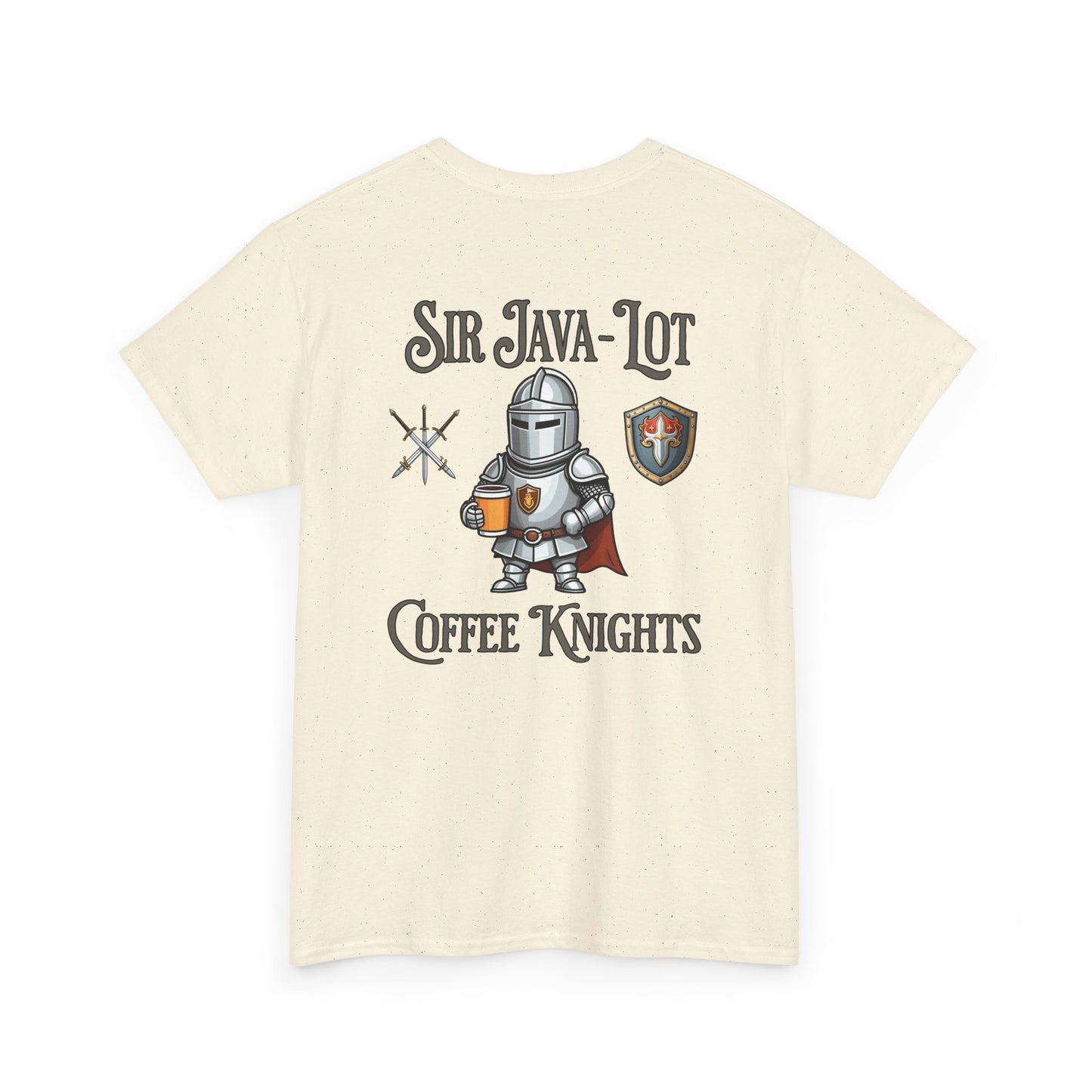 Sir Java-Lot Coffee Knights Unisex Heavy Cotton Tee at Java Good Coffee