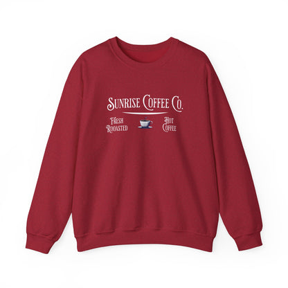 Sunrise Coffee Co. Unisex Heavy Blend™ Crewneck Sweatshirt at Java Good Coffee