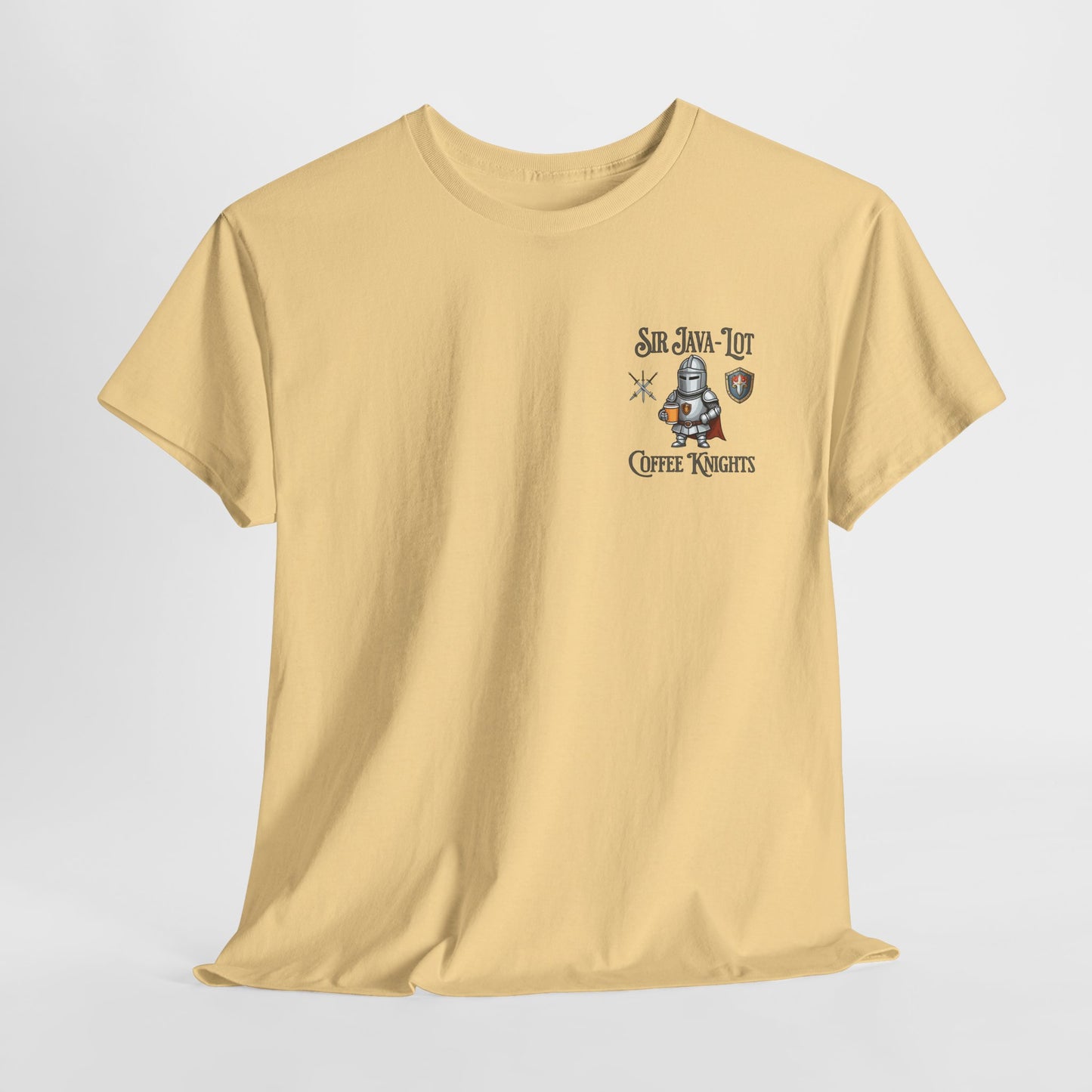 Sir Java-Lot Coffee Knights Unisex Heavy Cotton Tee