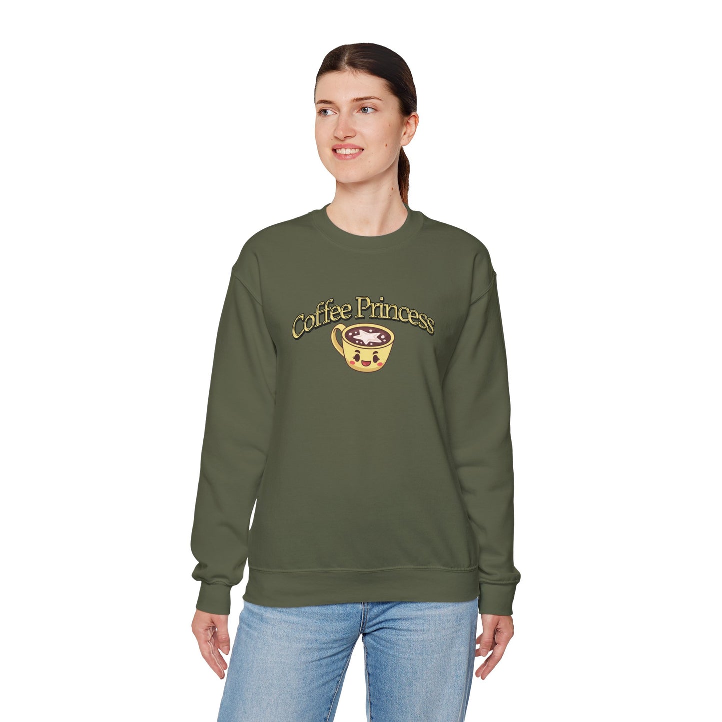 Coffee Princess Unisex Heavy Blend™ Crewneck Sweatshirt