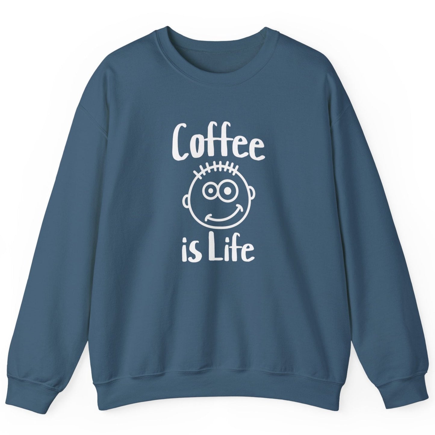 Coffee is Life Unisex Heavy Blend™ Crewneck Sweatshirt by Java Good Coffee