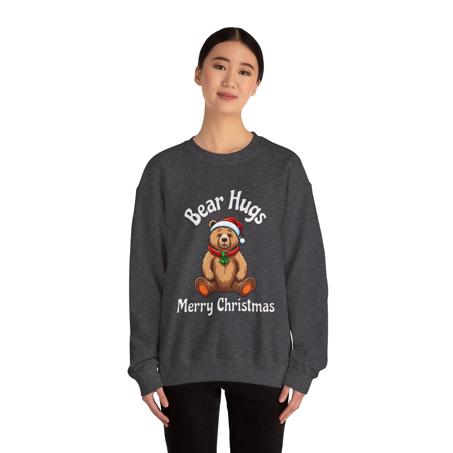 Bear Hugs Christmas Unisex Heavy Blend™ Crewneck Sweatshirt