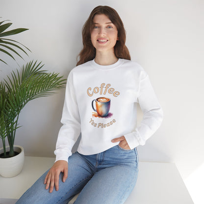 Coffee Yes Please Unisex Heavy Blend™ Crewneck Sweatshirt