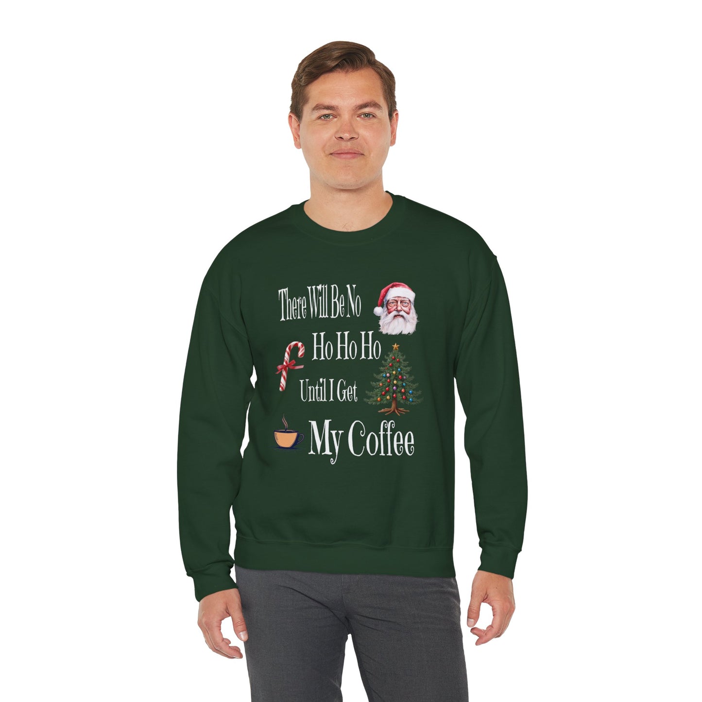 There Will Be No HO HO HO Unisex Heavy Blend™ Crewneck Sweatshirt