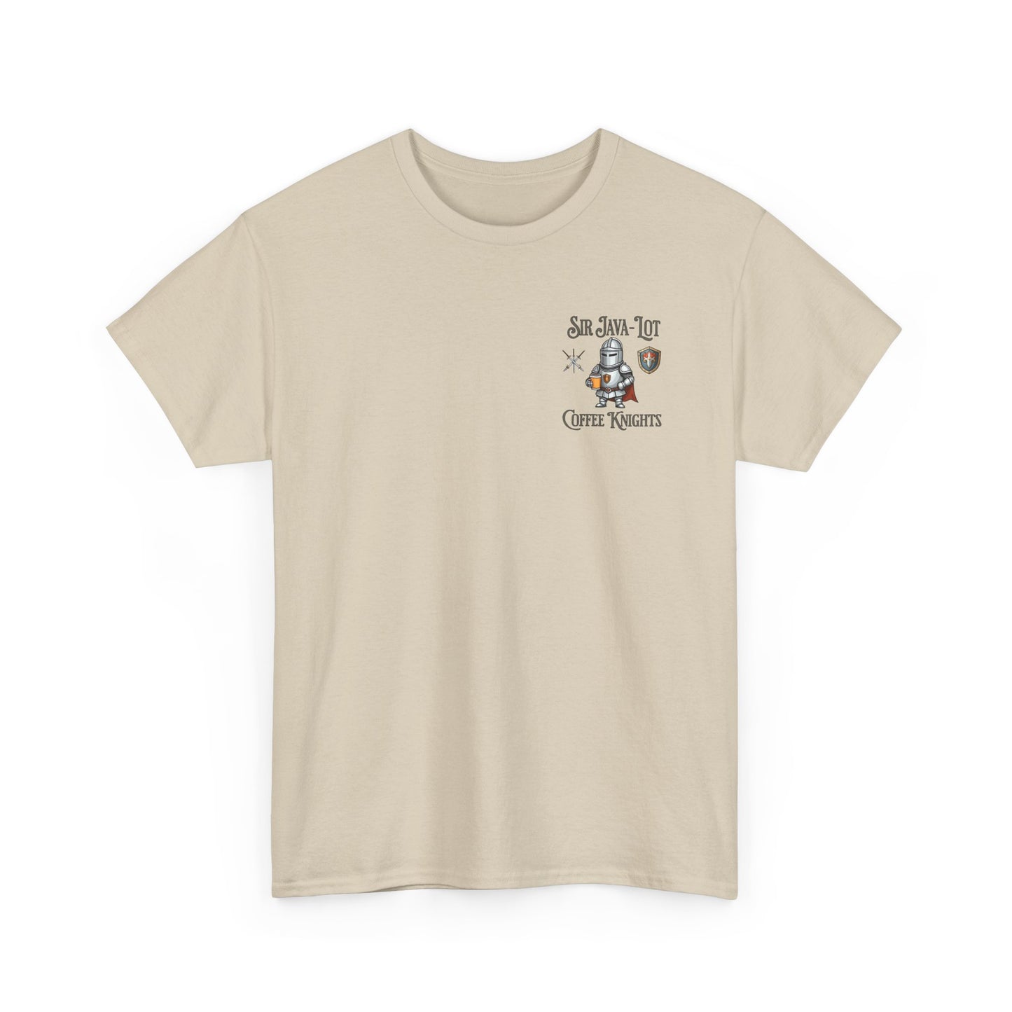 Sir Java-Lot Coffee Knights Unisex Heavy Cotton Tee