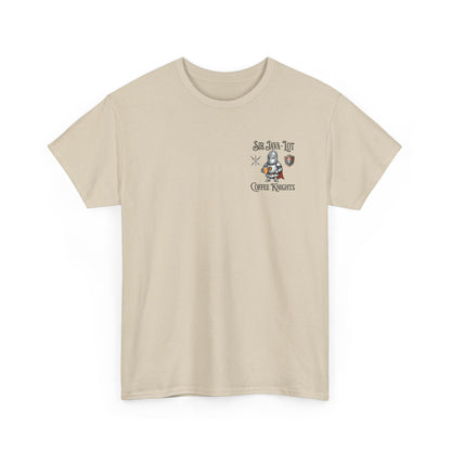 Sir Java-Lot Coffee Knights Unisex Heavy Cotton Tee