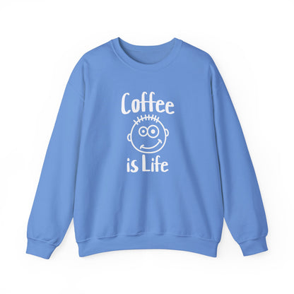 Coffee is Life Unisex Heavy Blend™ Crewneck Sweatshirt at Java Good Coffee