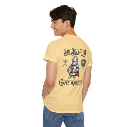 Sir Java-Lot Coffee Knights Unisex Heavy Cotton Tee