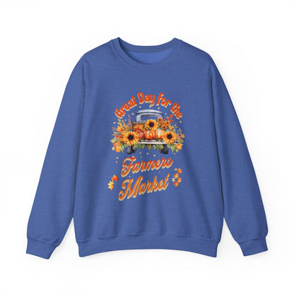 Farmers Market Unisex Heavy Blend™ Crewneck Sweatshirt - Java Good Coffee