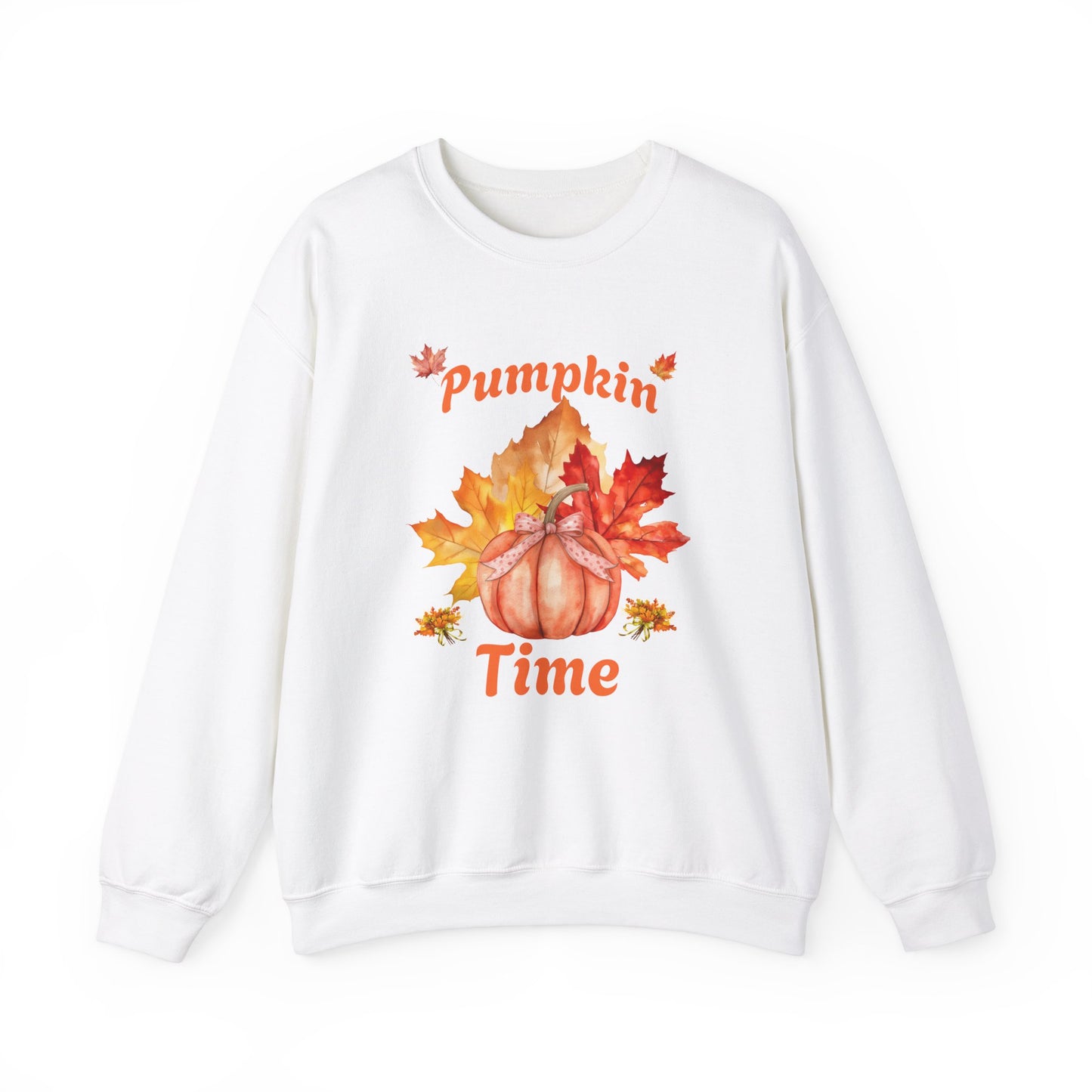 Pumpkin Time Unisex Heavy Blend™ Crewneck Sweatshirt at Java Good Coffee