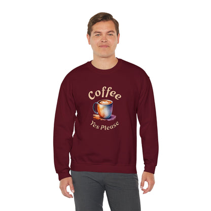 Coffee Yes Please Unisex Heavy Blend™ Crewneck Sweatshirt