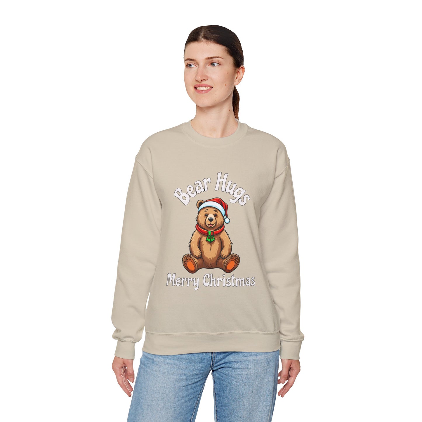 Bear Hugs Christmas Unisex Heavy Blend™ Crewneck Sweatshirt