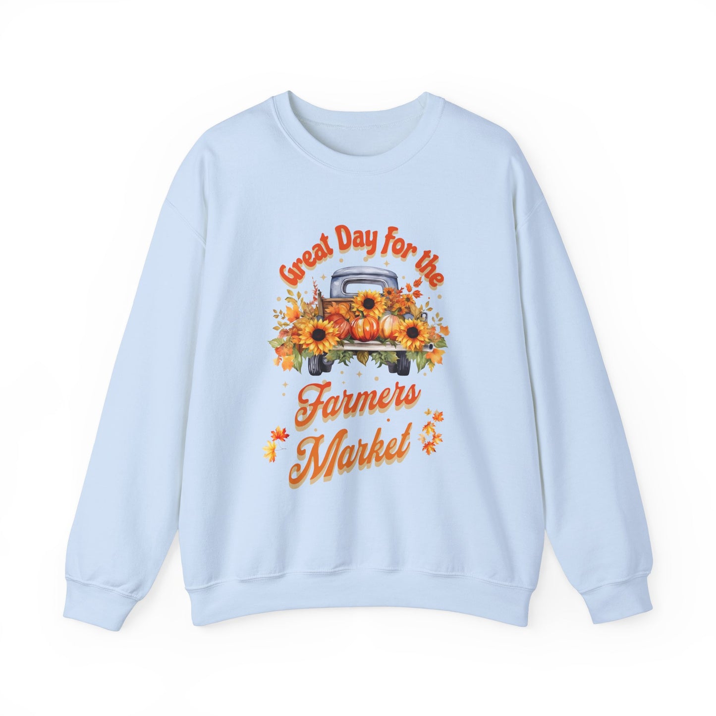 Farmers Market Unisex Heavy Blend™ Crewneck Sweatshirt at Java Good Coffee