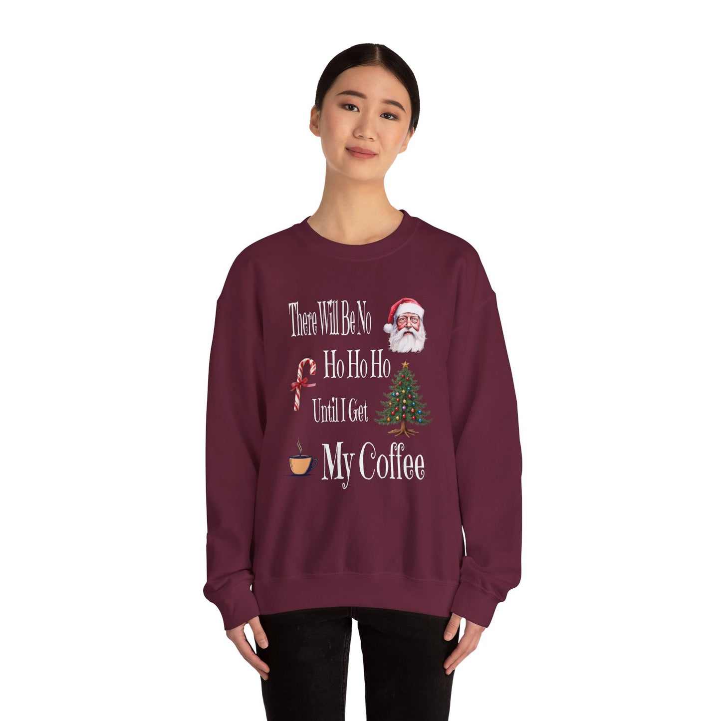 There Will Be No HO HO HO Unisex Heavy Blend™ Crewneck Sweatshirt