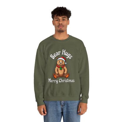 Bear Hugs Christmas Unisex Heavy Blend™ Crewneck Sweatshirt