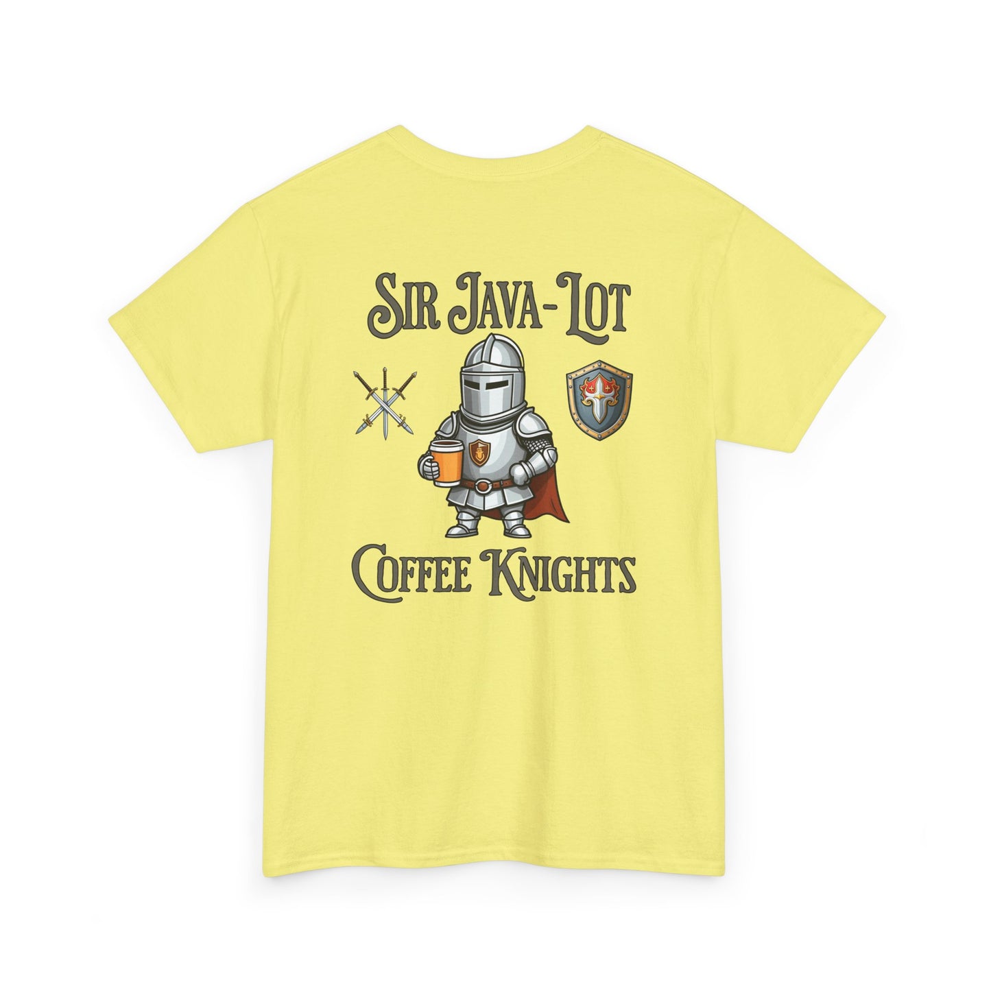 Sir Java-Lot Coffee Knights Unisex Heavy Cotton Tee at Java Good Coffee