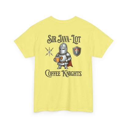 Sir Java-Lot Coffee Knights Unisex Heavy Cotton Tee at Java Good Coffee