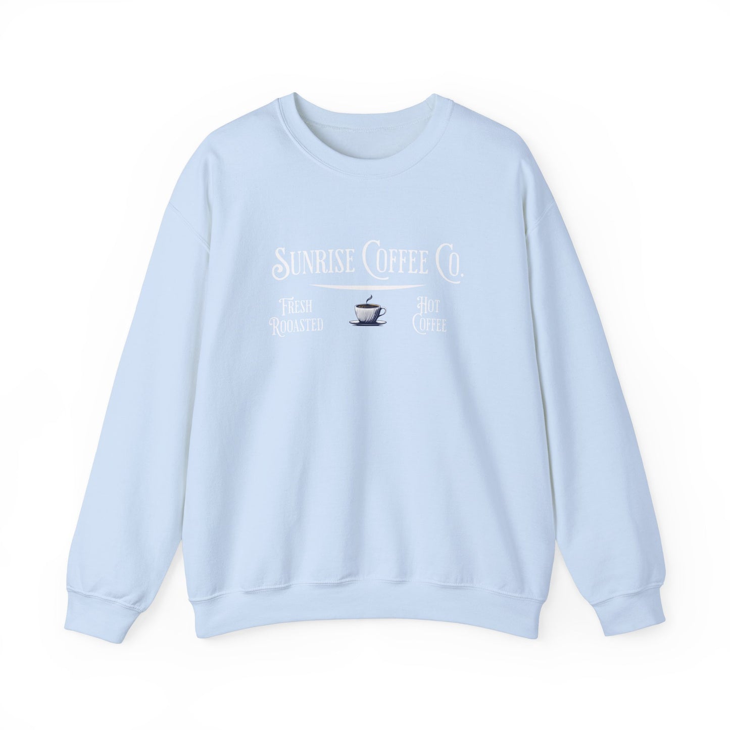 Sunrise Coffee Co. Unisex Heavy Blend™ Crewneck Sweatshirt at Java Good Coffee