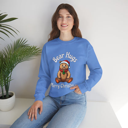 Bear Hugs Christmas Unisex Heavy Blend™ Crewneck Sweatshirt