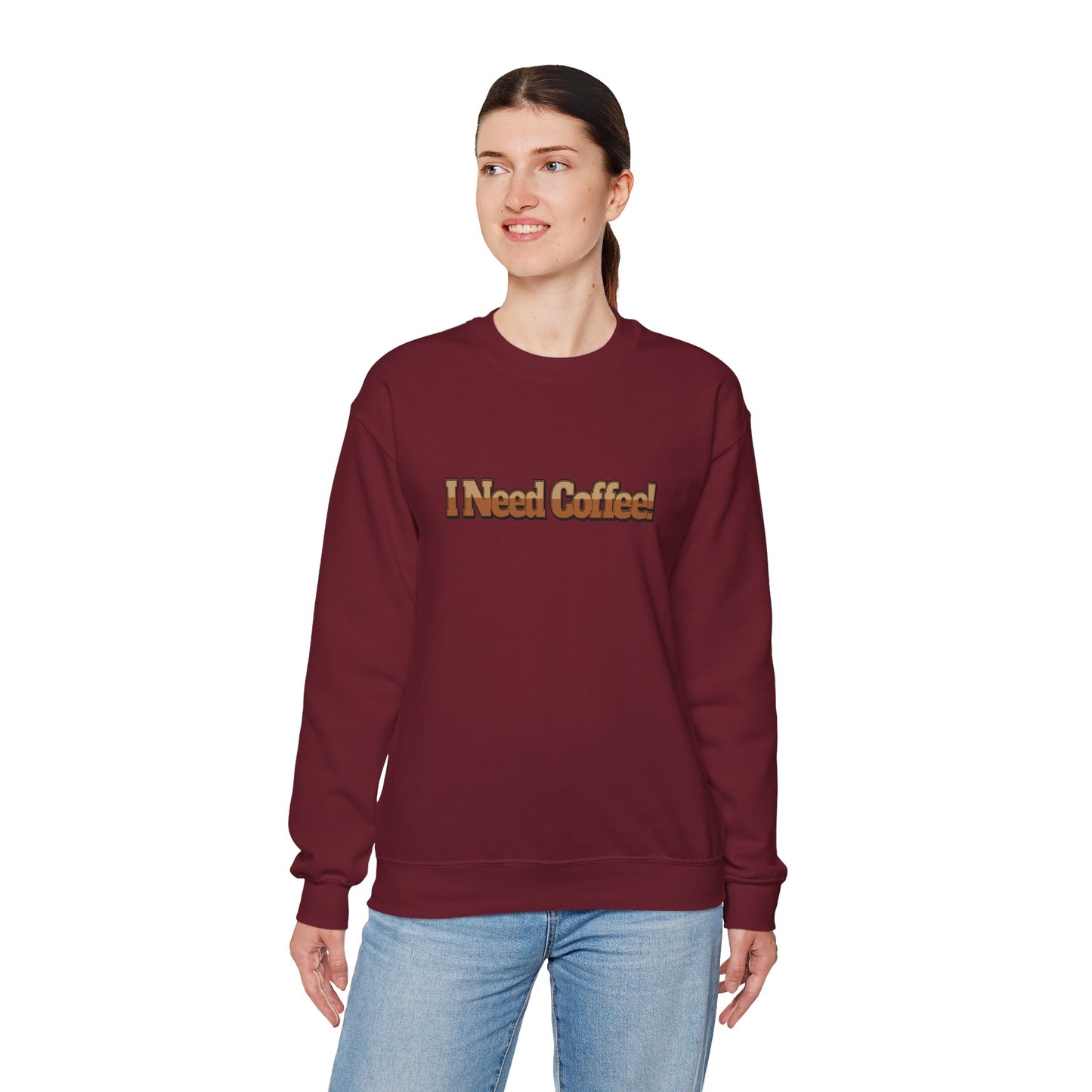 I need Coffee! Unisex Heavy Blend™ Crewneck Sweatshirt