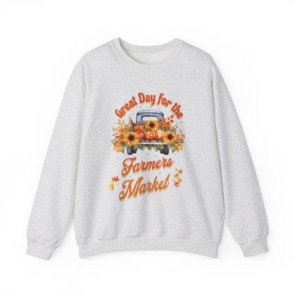 Farmers Market Unisex Heavy Blend™ Crewneck Sweatshirt - Java Good Coffee